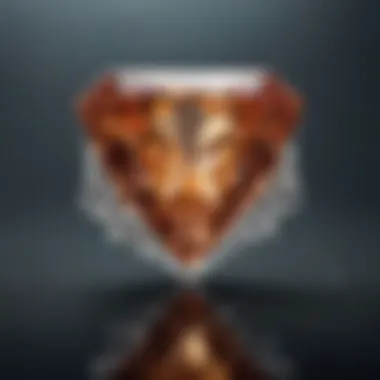 Radiant Brilliance of Zales Diamonds A stunning radiant cut diamond showcasing its brilliance and unique facets