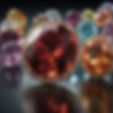 Rarity and Its Impact on Gemstone Value Visual representation of various gemstones highlighting their rarity