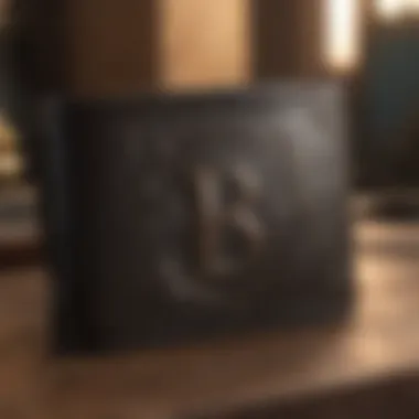 Personalized Leather Wallet with Initials Personalized leather wallet with initials