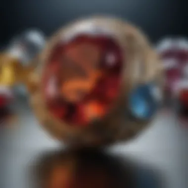 Historical Significance of Birthstones An illustration depicting the historical significance of birthstones through the ages