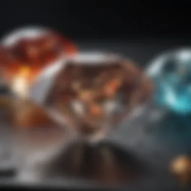 Comparison of diamonds and other gemstones