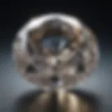 Close-up of a sparkling diamond showcasing its brilliance