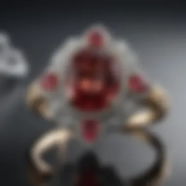 Elegant Jewelry Design Incorporating June's Birthstone A beautifully designed piece of jewelry featuring the June birthstone.