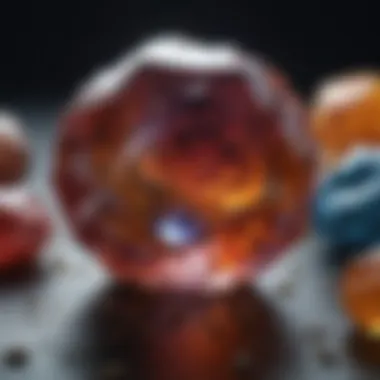 Transformed Remains: A Unique Gemstone A beautiful gemstone created from cremated remains.