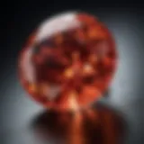 A stunning close-up of the May birthstone showcasing its vibrant colors and unique features.