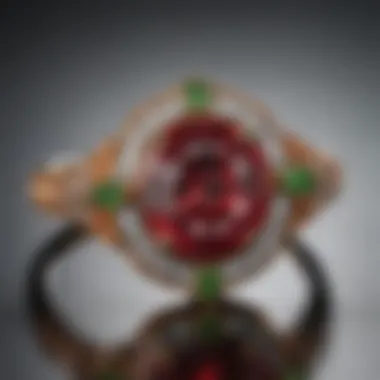 Elegance of May Birthstone Jewelry An artistic representation of the May birthstone set in exquisite jewelry, highlighting its elegance.