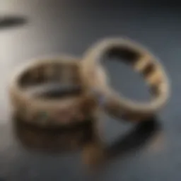 Symbolic wedding rings intertwined