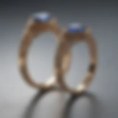 Symbolic portrayal of promise rings with a heartfelt message