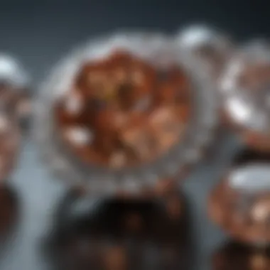 The Brilliance of Recycled Diamonds An artistic representation of recycled diamond jewelry showcasing its brilliance