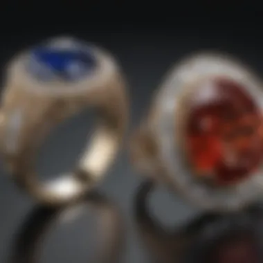 Visual comparison of resized and original rings