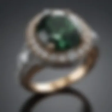 The Brilliance of a Five Carat Ring A dazzling five carat ring showcasing its brilliance