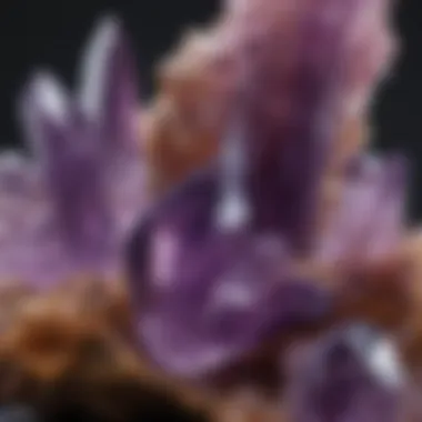 Natural Amethyst Crystals Natural amethyst crystals showcasing their vibrant purple hue and unique formations