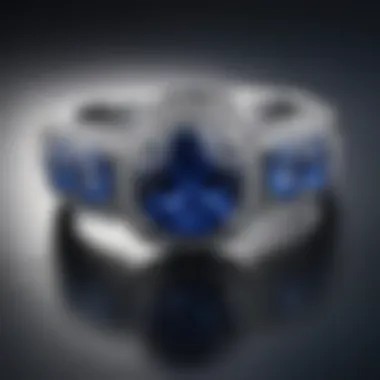 The Vibrant Hues of Blue Sapphires Close-up of blue sapphire showcasing its vibrant hues