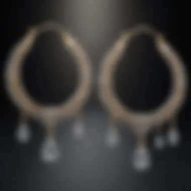 Cultural Significance of Earrings Cultural significance of large diamond hoop earrings displayed in various styles