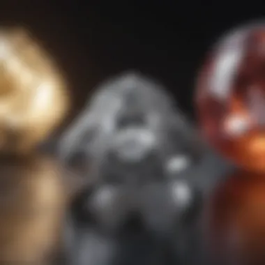 Luxurious Engagement Ring Display A luxurious engagement ring set against an elegant backdrop