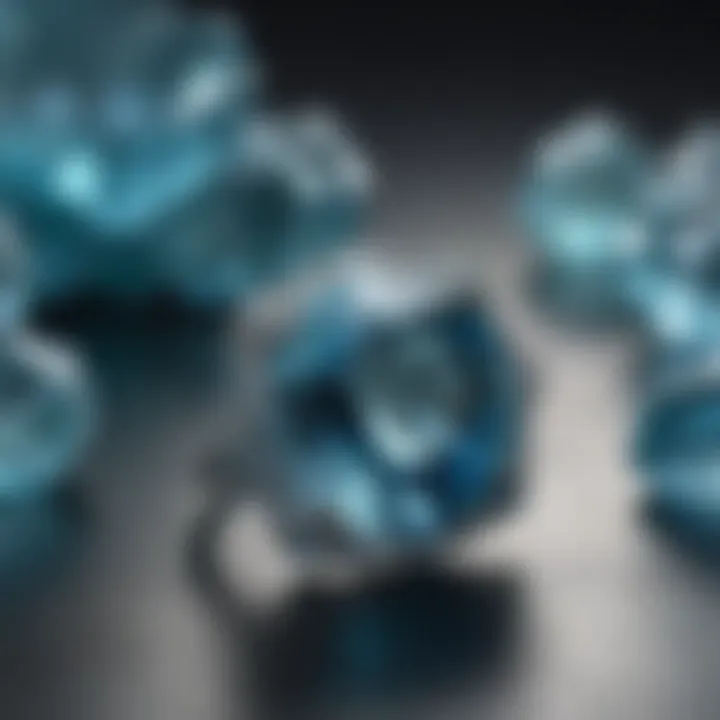 Stunning aquamarine gemstone showcasing its vibrant blue hues