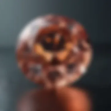 Exquisite Clarity in Diamonds Close-up view of a diamond showcasing clarity