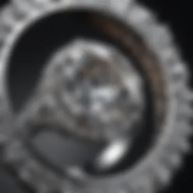 Exquisite Craftsmanship of South African Diamonds Close-up of a diamond ring representing luxury and craftsmanship.