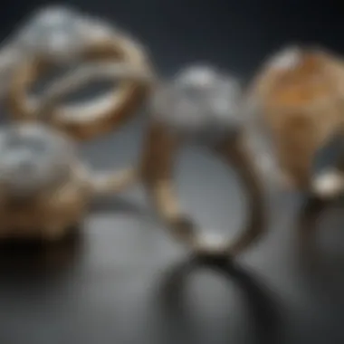 A Cultural Odyssey: Diamond Rings Across Regions A cultural display of diamond rings from various regions