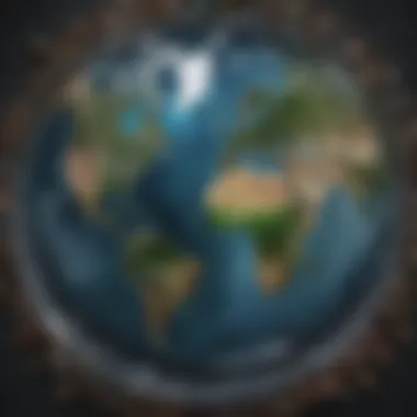 Geographic Distribution of Tektites Worldwide Map highlighting global distribution of tektites