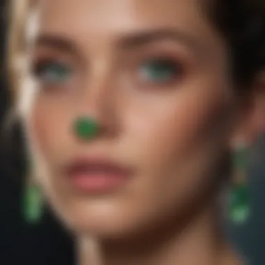 The Alluring Beauty of Emerald A vivid emerald gemstone reflecting light