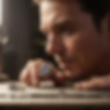 Artisan Crafting a Trillion Setting Engagement Ring Artisan at work creating a trillion setting engagement ring