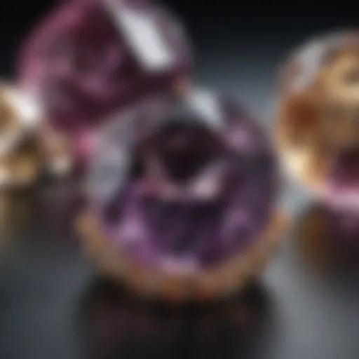 Color change effect of alexandrite under different lighting