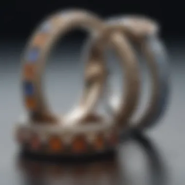 Craftsmanship of Anniversary Rings Elegantly designed anniversary ring set showcasing intricate craftsmanship