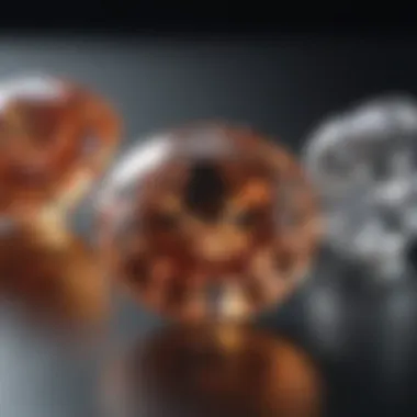 Understanding the Four Cs of Diamonds The Four Cs of diamonds illustrated in an infographic