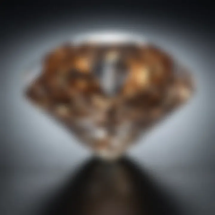 A beautifully cut diamond reflecting light