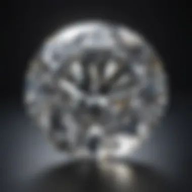 Visual representation of diamond proportions