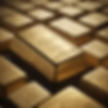 Karat Markings on Gold Bars Close-up of a gold bar showcasing karat markings