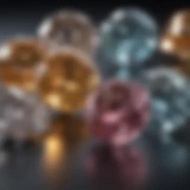 Comparison image of certified versus non-certified diamonds