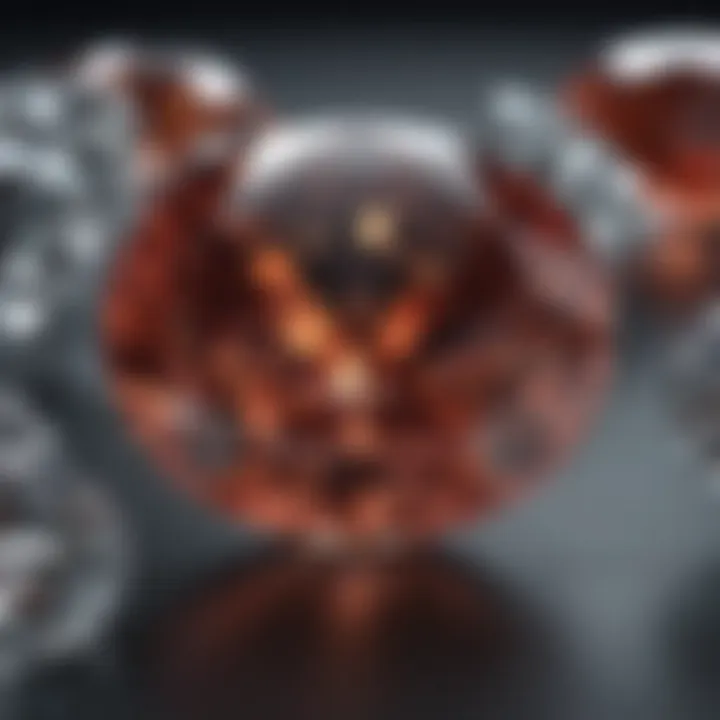 Comparative analysis of SI diamonds and natural diamonds