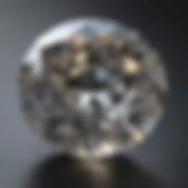 Examining Cut, Clarity, and Color Alongside Carat Weight Close-up of a diamond highlighting cut, clarity, and color