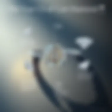 The Four Cs of Diamonds Infographic detailing the four Cs of diamond quality