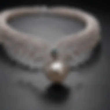 The Allure of Pearl Necklaces Pearl necklace in a luxurious setting