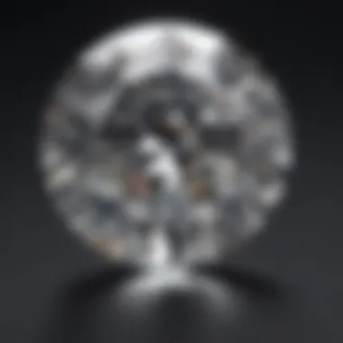 Half Carat Diamond Dimensions Illustration showing the dimensions of a half carat diamond