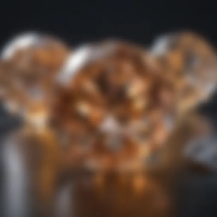 Comparison of VVS diamond simulates and natural diamonds under similar lighting