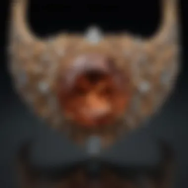 Jewelry Crafted with VVS Simulates Elegant jewelry piece featuring VVS diamond simulates