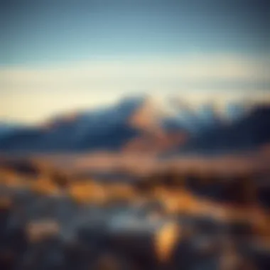 The Majestic Landscape of Yogo Sapphire Mines A scenic view of the Yogo sapphire mining region in Bozeman, Montana, highlighting its natural landscape